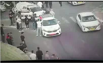 ערבי תלה דגל אש"ף על ניידת משטרה - ונעצר
