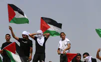 דגלי אש"ף וקריאות נגד ישראל בעיר לוד