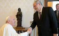 יו"ר יד ושם נפגש עם האפיפיור בוותיקן