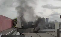 שריפה פרצה בקניון הגדול בפתח תקווה