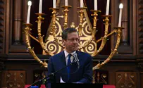 הנשיא הרצוג התקבל בבית הכנסת הגדול בבריסל