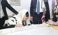 הרב אדלשטיין התפלל לרפואת האדמו"ר מבעלז