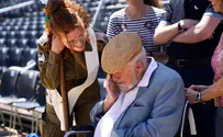 הסבא שורד השואה הפתיע את נכדתו הדגלנית