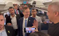 הנשיא בנסיעה ברכבת מוושינגטון לניו יורק
