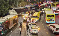 33 בני אדם נפצעו בתאונה בין 2 אוטובוסים