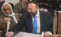 הניצולה חזרה לראשונה לבית הכנסת בבארי
