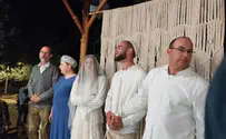 חתונת בזק לחתן שיצא משדה הקרב בעזה