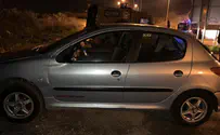 ערבים גנבו רכב, פרצו מחסום - ונעצרו