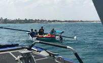חילוץ משפחה בלב ים מול חופי קיסריה